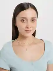Золотой подвеска с жемчужинкой
