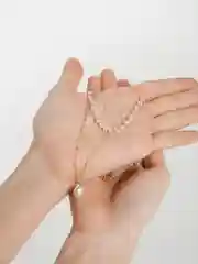 Золотой подвеска с жемчужинкой