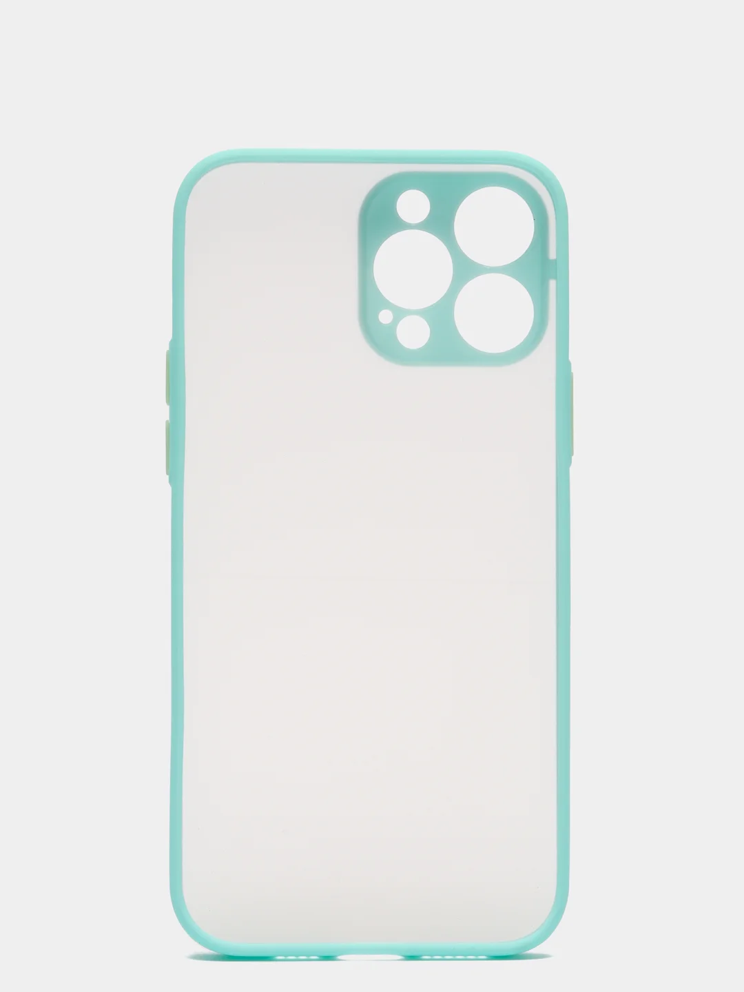 Бирюзовый чехол для Apple iPhone 13 / iPhone 13 Pro / iPhone 13 Pro Max с цветными кнопками