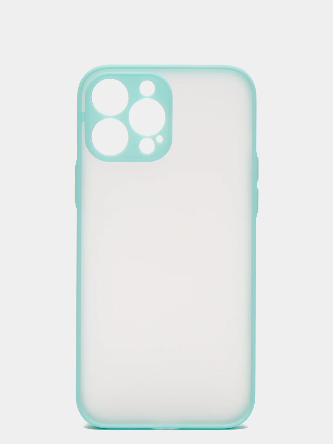 Бирюзовый чехол для Apple iPhone 13 / iPhone 13 Pro / iPhone 13 Pro Max с цветными кнопками