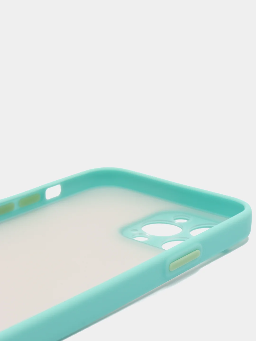 Бирюзовый чехол для Apple iPhone 13 / iPhone 13 Pro / iPhone 13 Pro Max с цветными кнопками