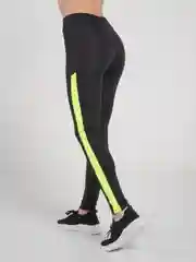 Розовый легинсы для спорта, женские, с цветными неоновыми вставками