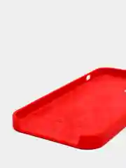 Чехол силиконовый Silicone Case для iPhone 12 / 12 Pro, c логотипом, красный