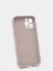 Бежевый силиконовый чехол iPhone 12 Pro, Silicone Case, с закрытым низом и защитой камеры