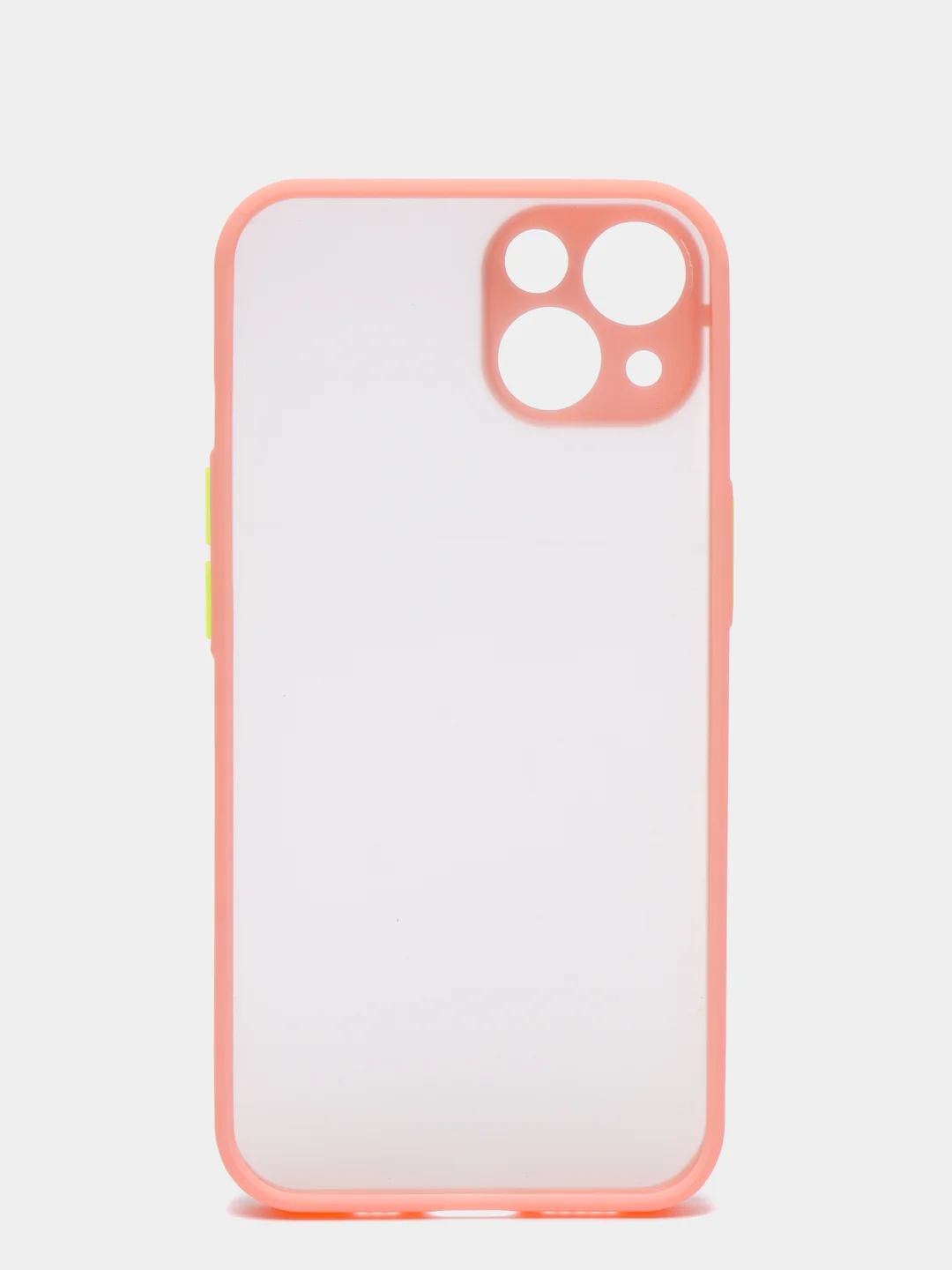 Пудровый чехол для Apple iPhone 13 / iPhone 13 Pro / iPhone 13 Pro Max с цветными кнопками
