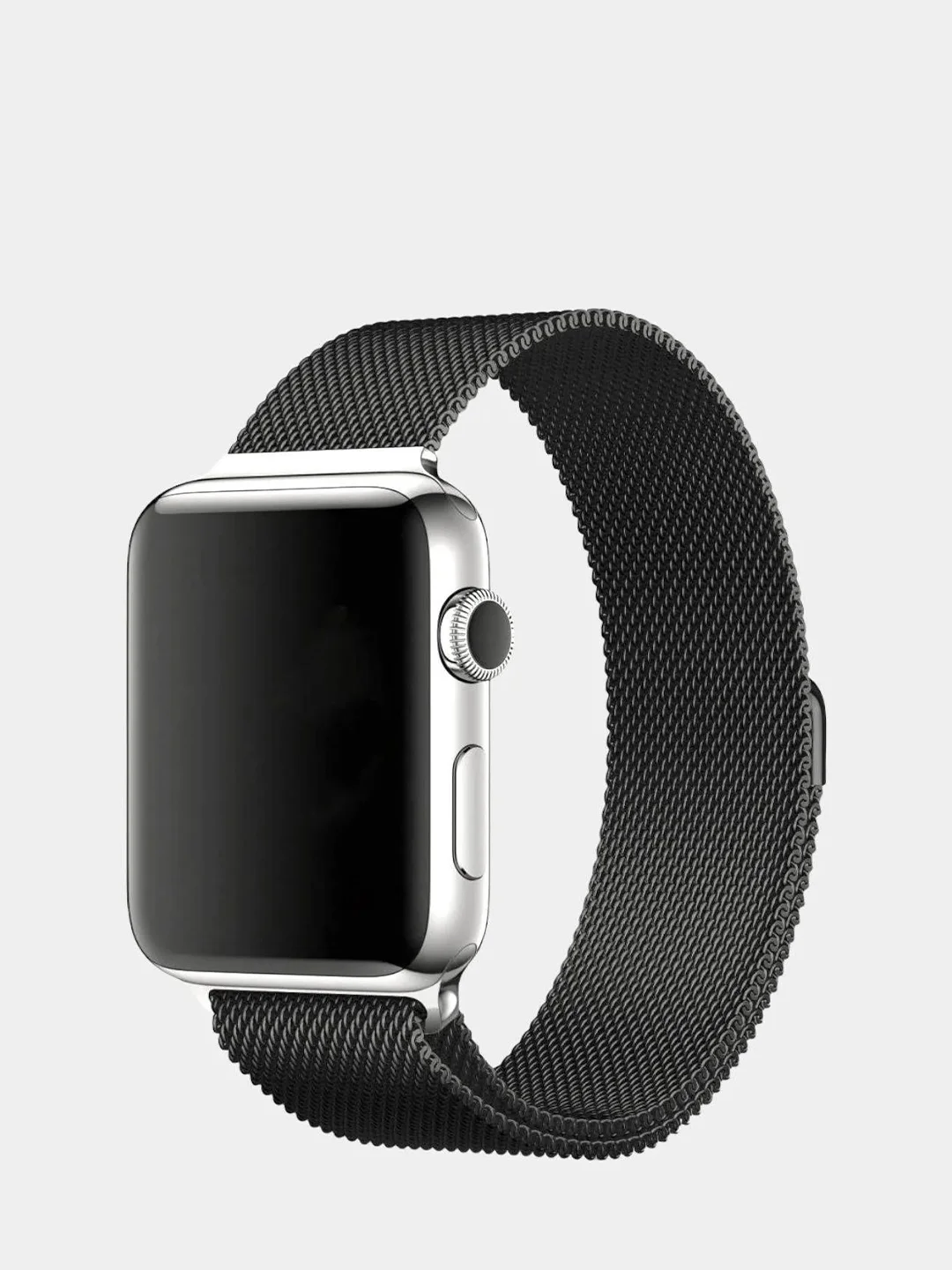 Черный миланский ремешок для Apple Watch 38/40, 42/44 мм