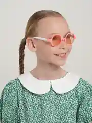 Розовый очки солнцезащитные для девочек