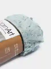 Мятный пряжа  YarnArt Mink, полиамид, 50 г, 75 м, (имитация меха)