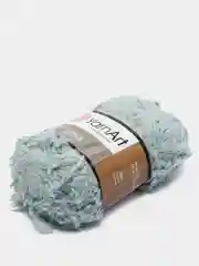 Мятный пряжа  YarnArt Mink, полиамид, 50 г, 75 м, (имитация меха)