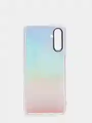 Бирюзовый чехол Samsung Galaxy A13 5G (Самсунг Галакси А13) / Galaxy A04S прозрачный с рисунком