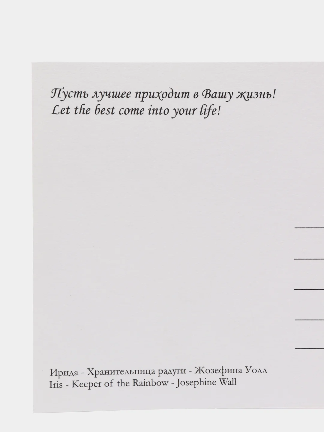 Сиреневый открытки (10х15см), 15 видов