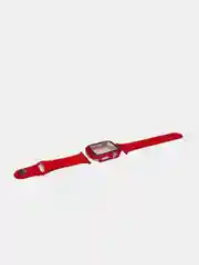 Красный бампер с защитным стеклом и ремешком для Apple Watch 42 мм