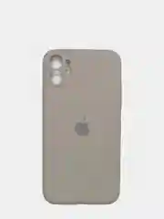 Бежевый меланж чехол силиконовый с защитой камеры для iPhone 11/12/12Pro/12ProMax/13/13Pro/13ProMax