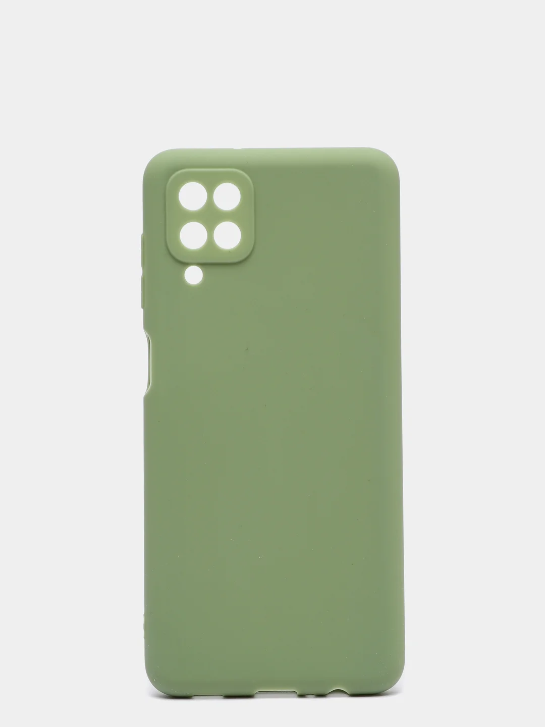 Оливковый чехол цветной матовый на Samsung Galaxy A12 / Samsung Galaxy M12