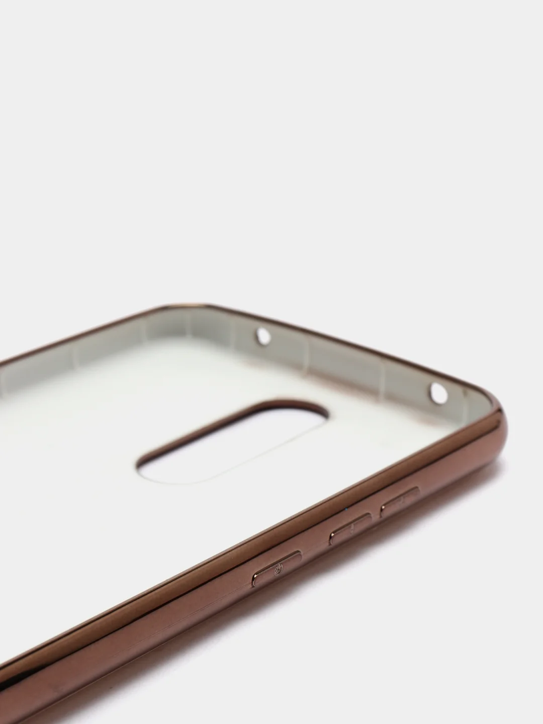 Бежевый чехол Xiaomi Redmi 8, Redmi 8A, Сяоми Редми 8, 8А цветной силиконовый с глянцевой рамкой
