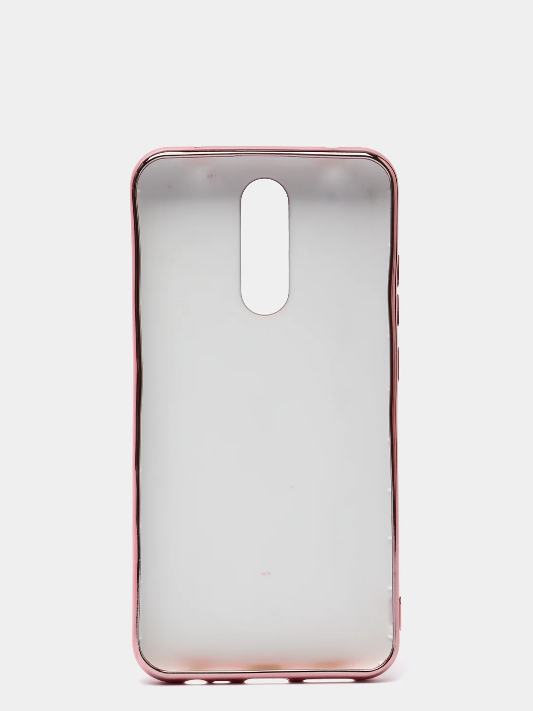 Розовый чехол Xiaomi Redmi 8, Redmi 8A, Сяоми Редми 8, 8А цветной силиконовый с глянцевой рамкой