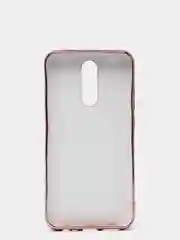 Розовый чехол Xiaomi Redmi 8, Redmi 8A, Сяоми Редми 8, 8А цветной силиконовый с глянцевой рамкой