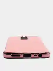 Розовый чехол Xiaomi Redmi 8, Redmi 8A, Сяоми Редми 8, 8А цветной силиконовый с глянцевой рамкой