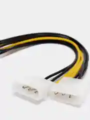 Кабель питания видеокарты Molex * 2 - PCIe-6+2pin, 20 см