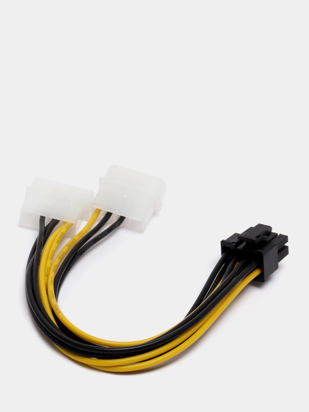 Кабель питания видеокарты Molex * 2 - PCIe-6+2pin, 20 см