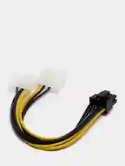 Кабель питания видеокарты Molex * 2 - PCIe-6+2pin, 20 см