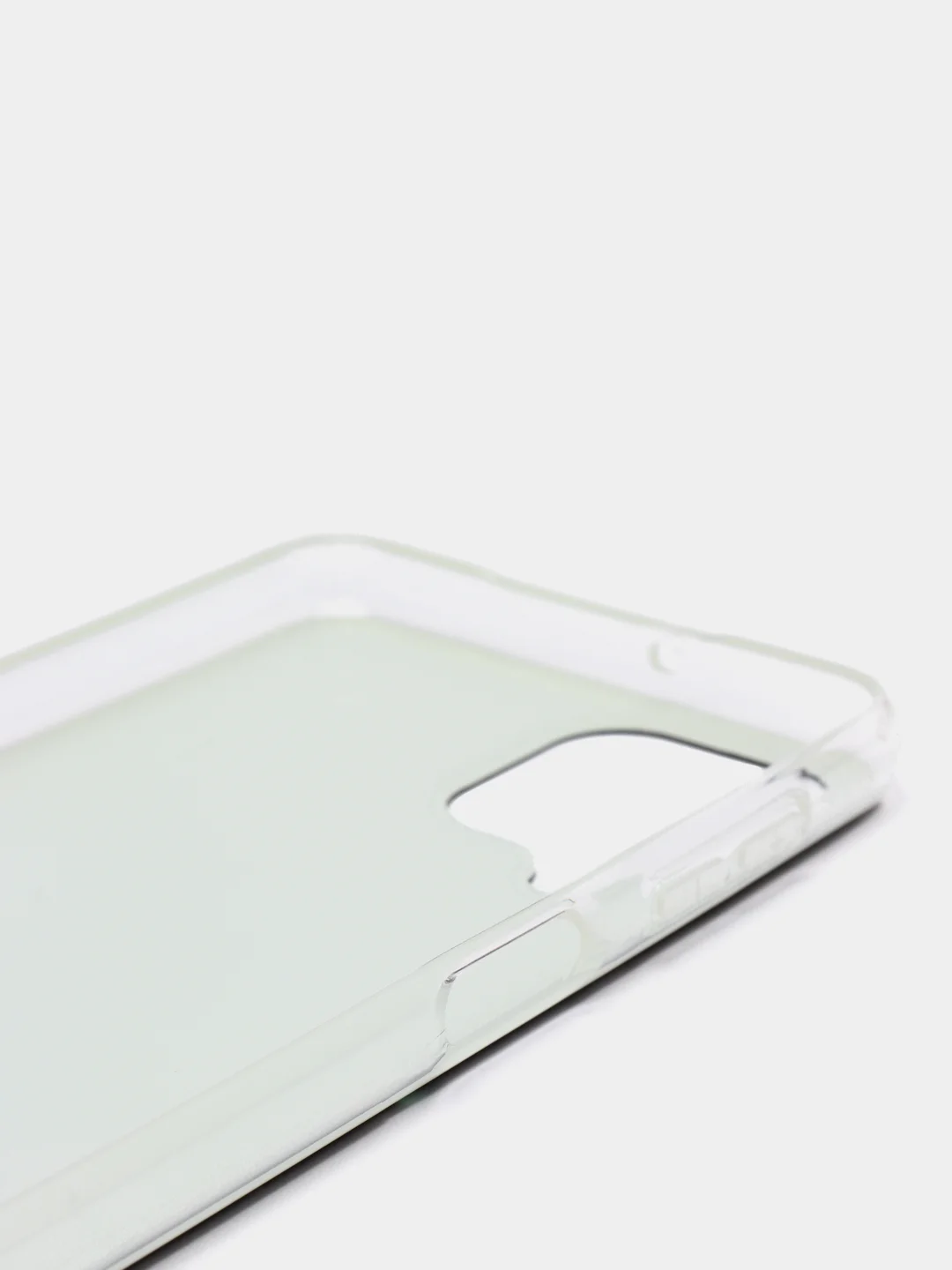 Тёмно-зелёный чехол Samsung Galaxy A22, M22, M32, Самсунг Галакси А22, М22, М32 силиконовый с рисунком