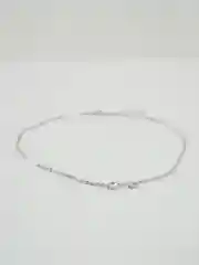 Серебряный цепочка с подвеской "Бесконечность"