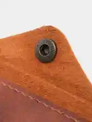 Медный обложка для паспорта, натуральная кожа