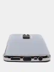 Серый меланж чехол Xiaomi Redmi 8, Redmi 8A, Сяоми Редми 8, 8А цветной силиконовый с глянцевой рамкой