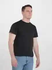 Черный мужская футболка