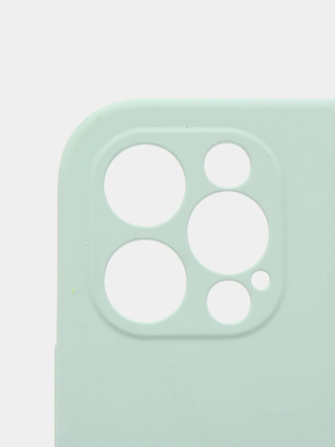 Бирюзовый силиконовый чехол iPhone 12 Pro, Silicone Case, с закрытым низом и защитой камеры