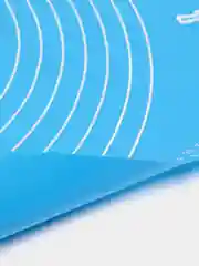 Синий силиконовый коврик для раскатки теста 65*45 см
