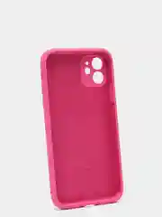 Вишнёвый силиконовый чехол iPhone 11, Silicone Case, с закрытым низом и защитой камеры
