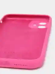 Вишнёвый силиконовый чехол iPhone 11, Silicone Case, с закрытым низом и защитой камеры