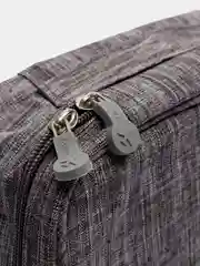 Серый косметичка дорожная, на молнии, 3 цвета