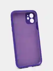 Фиолетовый силиконовый чехол iPhone 11, Silicone Case, с закрытым низом и защитой камеры