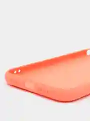 Оранжевый силиконовый чехол с шёлковым покрытием для Apple iPhone X, XR, XS MAX, 11 Pro, 11 Pro Max