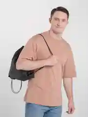 Черный мешок для обуви школьный