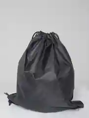 Черный мешок для обуви школьный