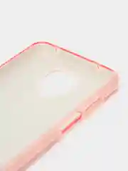 Розовый чехол силиконовый с блестками для  Xiaomi Redmi Note 9 Pro / Note 9S Противоударный чехол