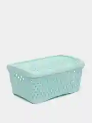 Мятный корзинка с крышкой