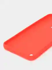 Красный чехол силиконовый матовый для Realme C21