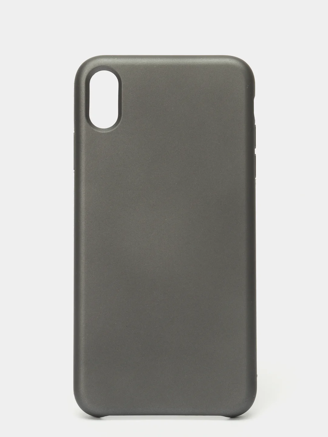 Серый защитный силиконовый чехол Silicone Cover iPhone X, XS, XR, XS Max