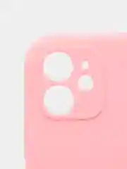 Тёмно-розовый силиконовый чехол iPhone 11, Silicone Case, с закрытым низом и защитой камеры