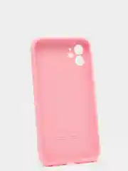 Тёмно-розовый силиконовый чехол iPhone 11, Silicone Case, с закрытым низом и защитой камеры