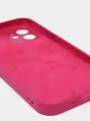Бордовый силиконовый чехол iPhone 12, Silicone Case, с закрытым низом и защитой камеры