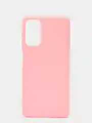 Розовый чехол Samsung Galaxy M52 силиконовый, матовый