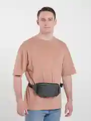 Серый поясная сумка-бананка