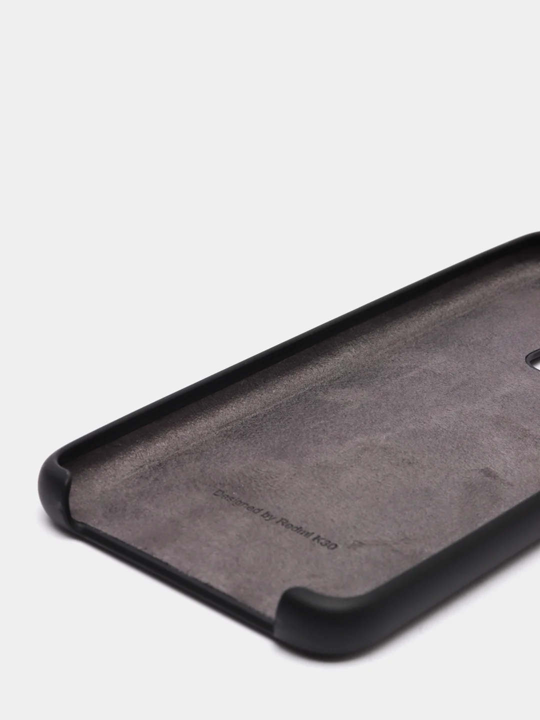 Черный чехол силиконовый Silicone Cover Case для Xiaomi Redmi K30, Poco X2