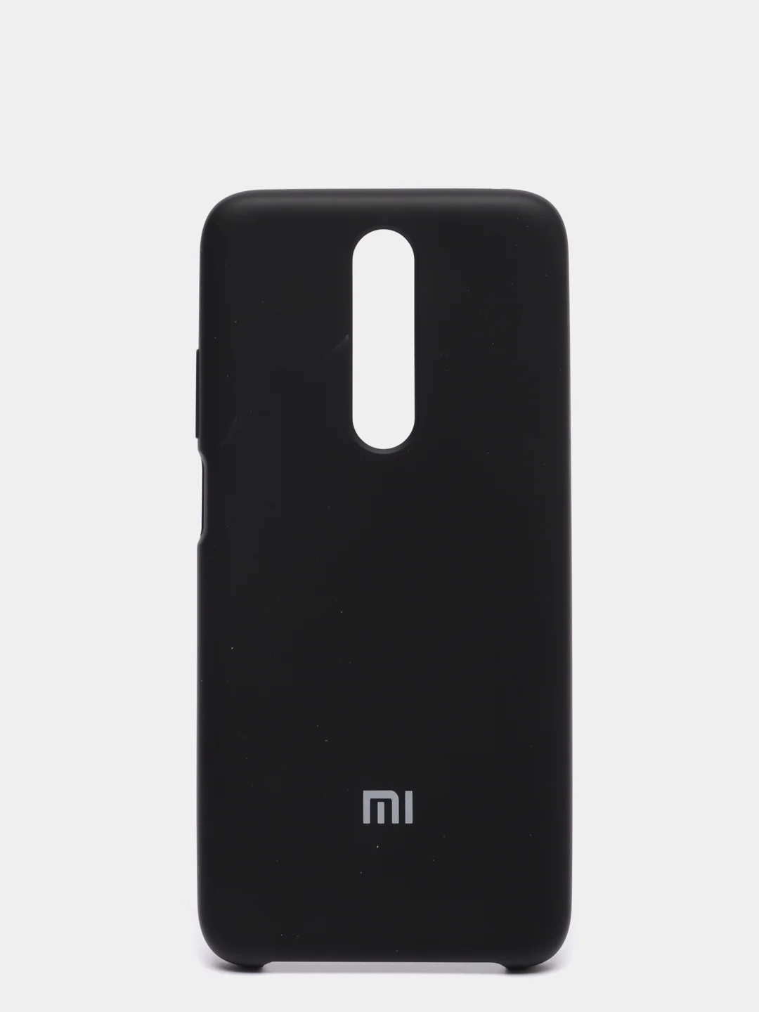 Черный чехол силиконовый Silicone Cover Case для Xiaomi Redmi K30, Poco X2